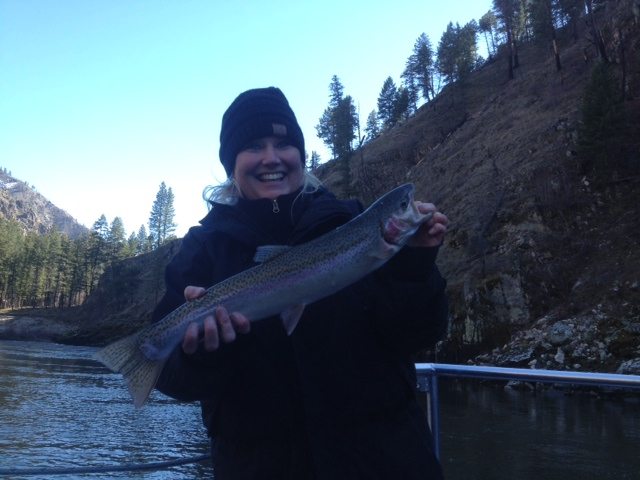Dawn Christian shown here with her Beautiful Fish