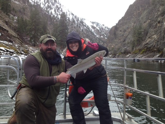Hannah Malson  seen here with her 2nd fish.... WOW...