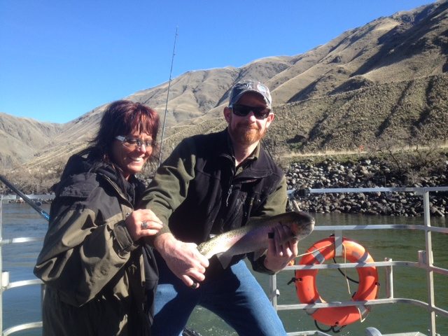 Tami Harrington catches a beautiful fish. Way to go Tami..