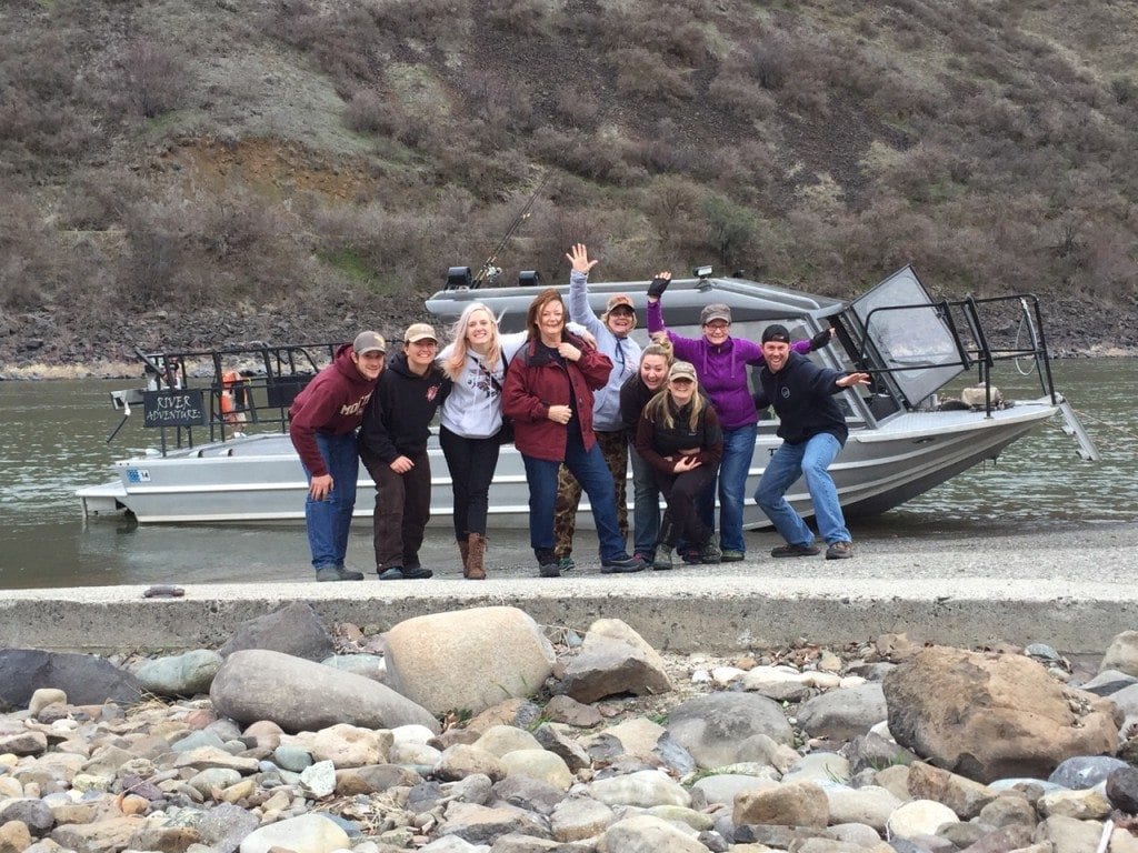 Sherry Rogan Group has a fun day at Hammer Creek on the Salmon River.