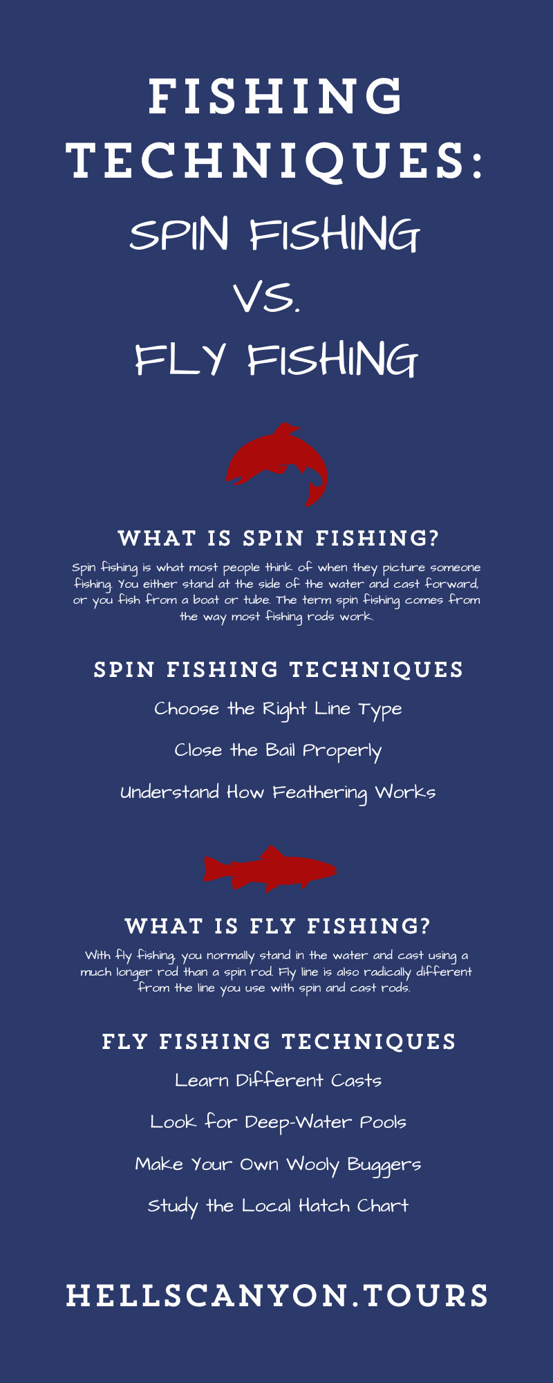 Fishing Techniques: Spin Fishing vs. Fly Fishing