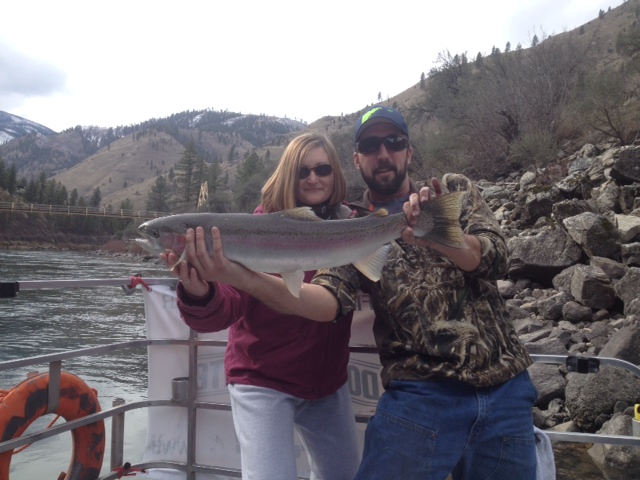 Kerry Holscher catches a couple of wild ones on her trip. Here is #1