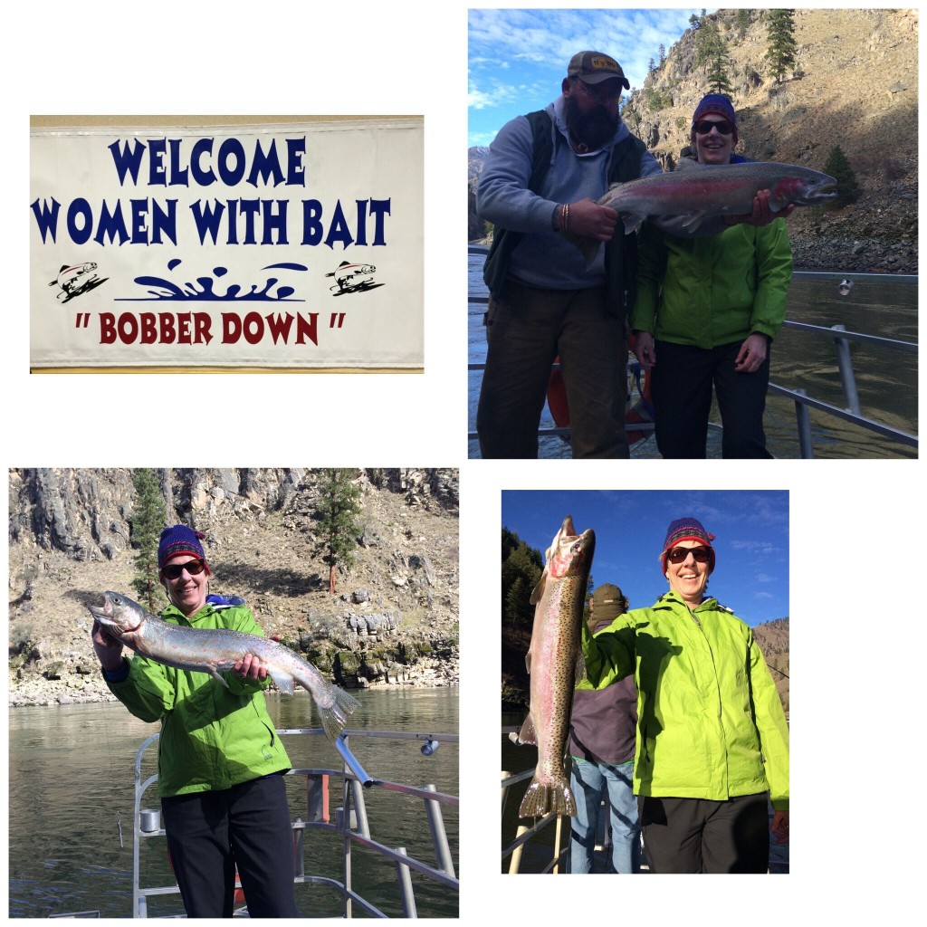 Lori Banducci Catches 2 keepers and 2 wild fish during her WWB Trip,. Have you been practicing?