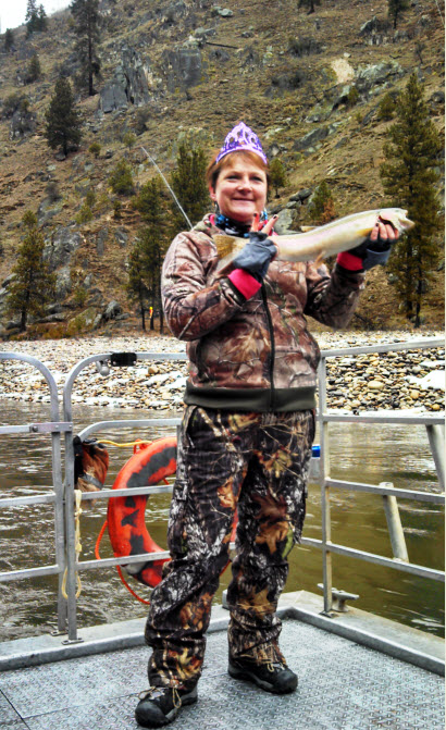 Stacey Francis with 1 of her 2 Fish 02-28-14 WWB 2014