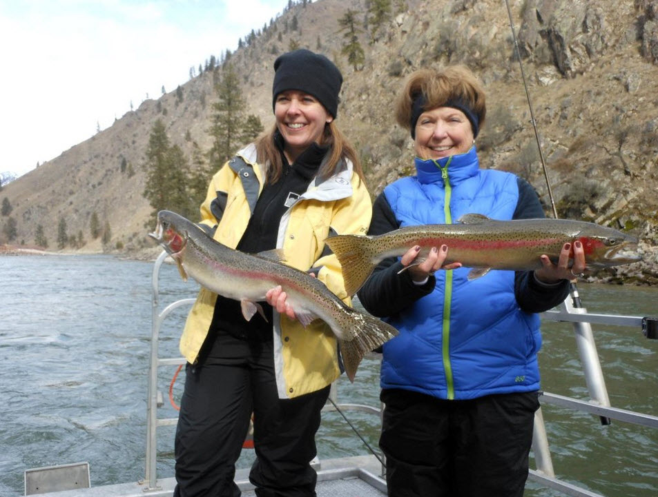 Tish and Marcia Davis - Double Trouble on the Salmon River